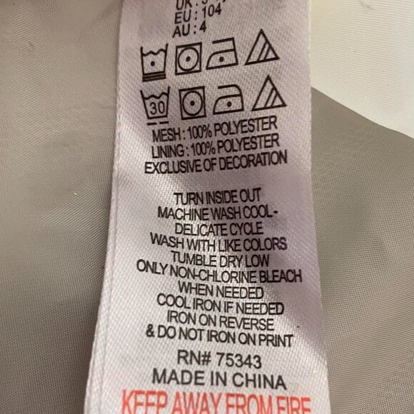 Cynthia Rowley Faux Fur Vest and Glittery Tulle Tutu S-4 - Picture 6 of 13